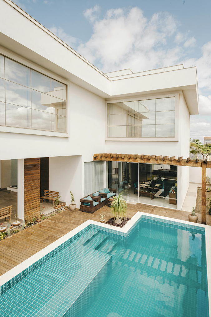 A private property with pool having building certificate